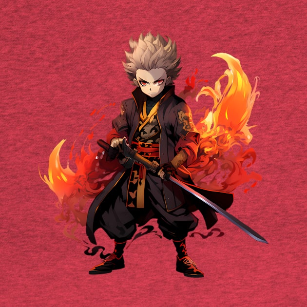 Reimagined Demon Slayer Fire Demon by Keciu's Shop